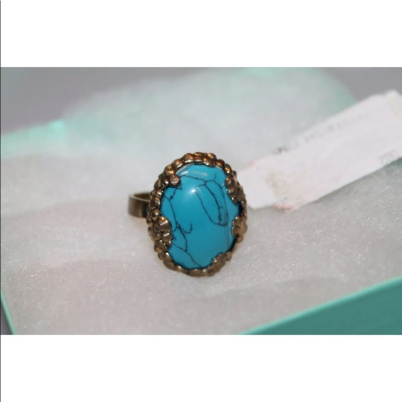 L’agence Cosmic Oval Turquoise Ring size 7 - Picture 2 of 5
